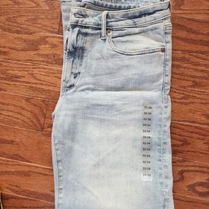 American Eagle Original Straight Light-wash Flex Jeans